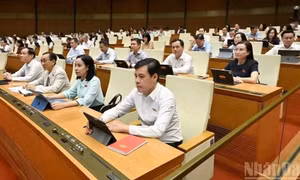 Thông cáo báo chí số 3, Kỳ họp không thường lệ thứ nhất, Quốc hội khóa XVI