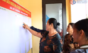 Kỳ Thượng: Chung niềm tin hướng về ngày hội bầu cử trưởng thôn