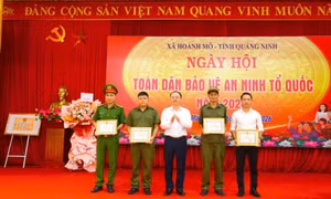 Xã Hoành Mô tổ chức “Ngày hội toàn dân bảo vệ an ninh Tổ quốc”
