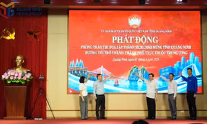 Phát động phong trào thi đua chào mừng Quảng Ninh hướng tới trở thành thành phố