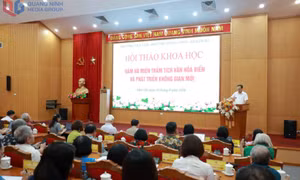 Hội thảo “Miền trầm tích văn hoá biển Đầm Hà và phát triển không gian mới”