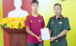 Phường Hà An: Nam công dân viết đơn xung phong nhập ngũ năm 2027