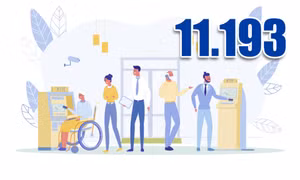 11.193 - là số người thuộc diện chính sách trên địa bàn tỉnh đang nhận chế độ hằng tháng qua tài khoản