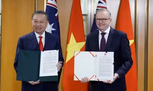 Tuyên bố chung về nâng cao sức chống chịu, thích ứng và phục hồi kinh tế Việt Nam-Australia