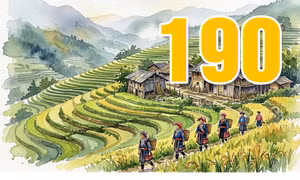 190 - là số thôn, bản, khu phố vùng đồng bào dân tộc thiểu số và miền núi được Quảng Ninh xác định