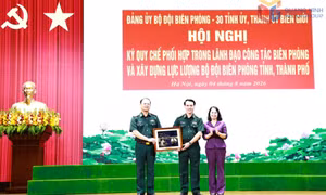 Ký Quy chế phối hợp trong lãnh đạo công tác biên phòng giai đoạn mới