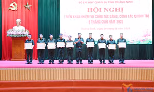 Bộ CHQS tỉnh triển khai nhiệm vụ công tác Đảng, công tác chính trị 6 tháng cuối năm 
