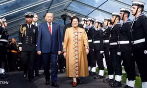 Lễ đón Tổng Bí thư, Chủ tịch nước Tô Lâm thăm cấp Nhà nước tới New Zealand