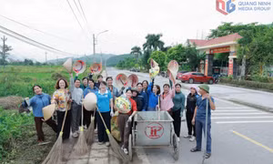 Phường Hoành Bồ phát động phong trào thi đua, ra quân cao điểm vệ sinh môi trường
