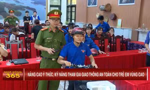 Nâng cao ý thức, kỹ năng tham gia giao thông an toàn cho trẻ em vùng cao