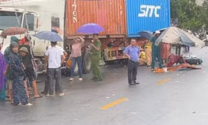 Thanh niên ở Thái Bình tử vong sau va chạm với ôtô đầu kéo