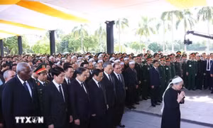 Lời cảm ơn của Ban Lễ tang Nhà nước và gia đình Tổng Bí thư Nguyễn Phú Trọng