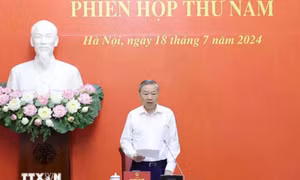 Chủ tịch nước Tô Lâm chủ trì Phiên họp thứ 5 Hội đồng Quốc phòng và An ninh