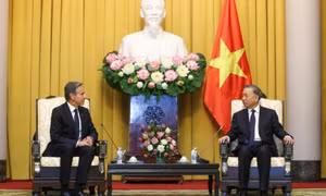 Chủ tịch nước Tô Lâm tiếp Ngoại trưởng Hoa Kỳ Antony Blinken sang Việt Nam chia buồn Tổng Bí thư Nguyễn Phú Trọng qua đời