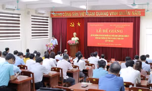 Bế giảng lớp Bồi dưỡng cán bộ dự nguồn các chức danh lãnh đạo, quản lý diện Ban Thường vụ Tỉnh ủy quản lý năm 2024