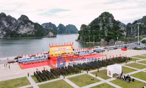 Lễ ra mắt Lực lượng tham gia bảo vệ an ninh, trật tự ở cơ sở, tháng 7-2024