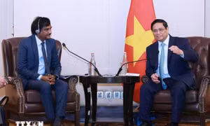 Thủ tướng Phạm Minh Chính làm việc với lãnh đạo các tập đoàn hàng đầu Ấn Độ