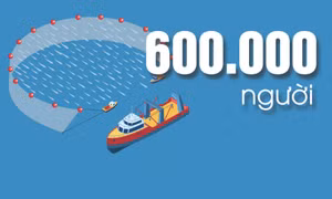 600.000 người - là dự kiến số lao động trực tiếp tham gia khai thác thủy sản trên cả nước vào năm 2030