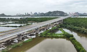 Vượt kế hoạch 5 tháng, đường dẫn cầu Bến Rừng cơ bản hoàn thành