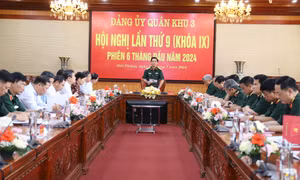Đảng ủy Quân khu 3 ra Nghị quyết lãnh đạo thực hiện nhiệm vụ 6 tháng cuối năm 2024
