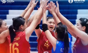 Tuyển bóng chuyền nữ U18 Việt Nam vào bán kết giải Đông Nam Á