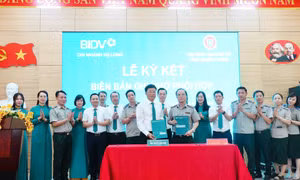 Thi hành án dân sự tỉnh Quảng Ninh và BIDV Hạ Long ký kết Biên bản ghi nhớ hợp tác