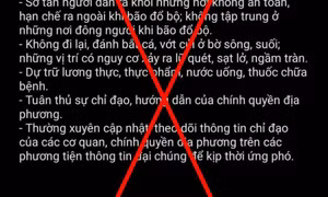 Nhiều người bất ngờ nhận tin nhắn cảnh báo siêu bão, cơ quan chức năng lên tiếng