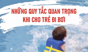 Những quy tắc quan trọng cần nhớ khi cho trẻ đi bơi