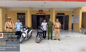 Hai thanh niên ở Hưng Yên bị xử lý sau màn đánh võng, nẹt pô trên đường