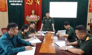 Xây dựng nền nếp quân sự, quốc phòng thống nhất 
