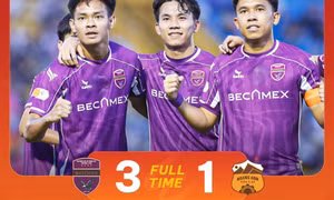 V.League 2025-2026 kết thúc: Becamex TP.HCM xuống hạng, Đà Nẵng trụ hạng