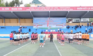 Khai mạc vòng chung kết Giải bóng đá nam phong trào Đoàn Than mở rộng
