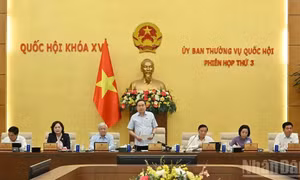Khai mạc Phiên họp thứ 3 của Ủy ban Thường vụ Quốc hội