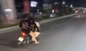 Xử phạt 3 thiếu nữ đánh võng, lạng lách trên đường phố Hưng Yên