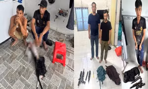 Tạm giữ hình sự 5 người dùng súng bắn đạn chì săn động vật hoang dã trái phép ở Phú Quốc