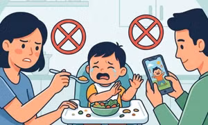 Những thói quen trong bữa ăn cha mẹ nên bỏ ngay để tránh ảnh hưởng đến trẻ