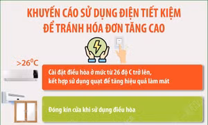 Khuyến cáo sử dụng điện tiết kiệm để tránh hóa đơn tăng cao