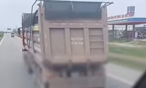 Xe đầu kéo đánh võng trên đường, tài xế bị phạt đến 50 triệu đồng