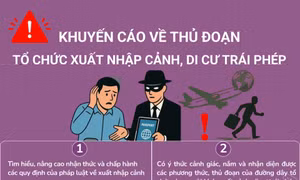 Khuyến cáo về thủ đoạn tổ chức xuất nhập cảnh, di cư trái phép