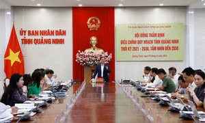 Chủ tịch UBND tỉnh Bùi Văn Khắng chủ trì họp thẩm định điều chỉnh quy hoạch tỉnh thời kỳ 2021-2030, tầm nhìn 2050