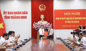 Trao quyết định bổ nhiệm Giám đốc Sở Công Thương