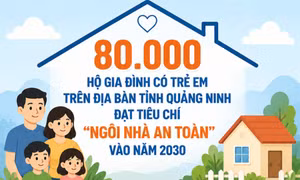 80.000 - là số hộ gia đình có trẻ em trên địa bàn tỉnh đạt tiêu chí “Ngôi nhà an toàn”
