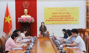Ban Pháp chế HĐND tỉnh thẩm tra báo cáo của Tòa án nhân dân tỉnh