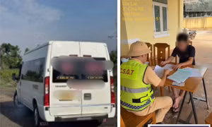 Lái xe khách không có GPLX phù hợp – người dân phản ánh, CSGT xử lý nghiêm