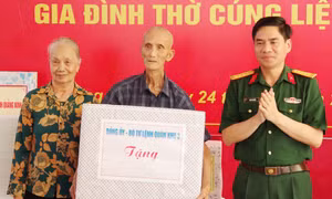Bộ Tư lệnh Quân khu 3: Khánh thành nhà tình nghĩa tại Vân Đồn