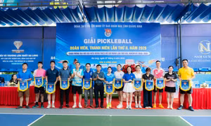 Sôi nổi Giải Pickleball đoàn viên thanh niên UBND tỉnh lần thứ II năm 2026