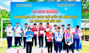 Quảng Ninh giành 20 huy chương tại Giải Vô địch bắn cung quốc gia 