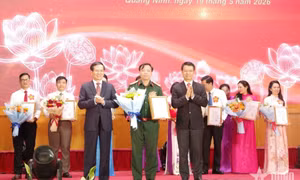 Người báo cáo viên tâm huyết của lực lượng vũ trang Quảng Ninh