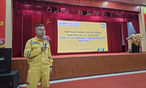 Công ty cổ phần Nhiệt điện Quảng Ninh tổ chức tập huấn ứng phó sự cố tràn dầu năm 2026