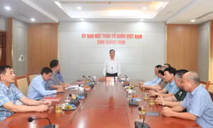 Gặp mặt Đoàn đại biểu dự Đại hội đại biểu toàn quốc Hội Cựu chiến binh Việt Nam lần thứ VIII